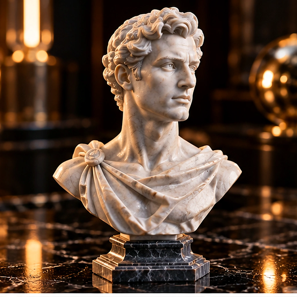Marble · Mermer Görünümlü Büst
