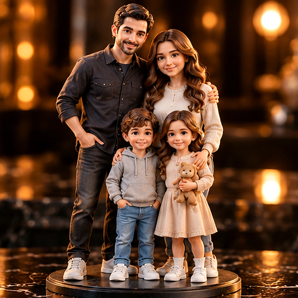Birlikte · 4 Kişilik Aile Figürü